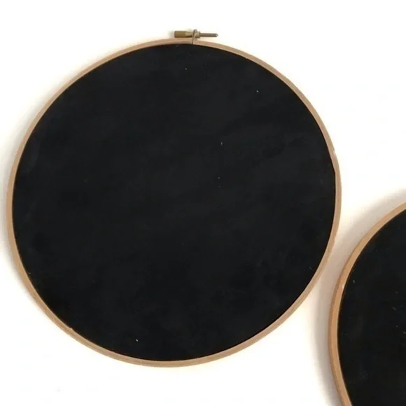 Chalkboard Embroidery Hoops - 2 sizes